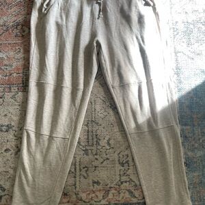 Lou & Grey Light Gray Drawstring Jogger Pants